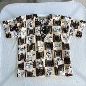 NWOT XL Men’s Shirt Purchased in Africa